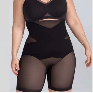 3X Honeylove Black Shapewear with Mesh Panels NWT
